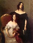 Louis-Edouard Dubufe Portrait of Two Sisters USA oil painting reproduction